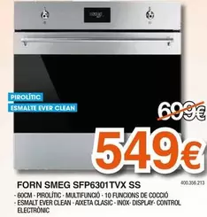 smeg - Forn Sfp6301tvx Ss