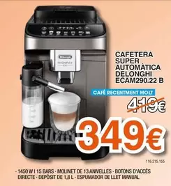 DeLonghi - Cafetera Super Automatica Ecam290.22 B
