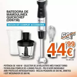 complet - Batedora De Mamoulinex Quickchef