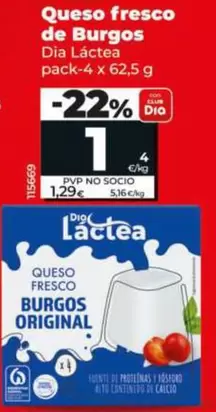 Dia Lactea - Queso Fresco De Burgos