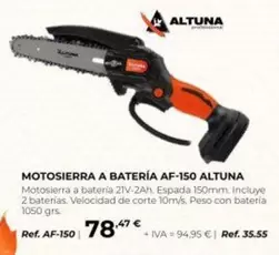 altuna - Motosierra A Batería Af-150
