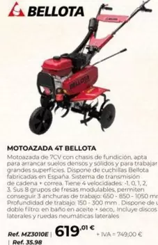 Bellota - Motoazada 4t