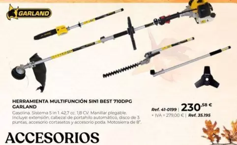 Garland - Herramienta Multifuncion 5inl Best 710dpg