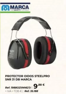 Safety - Protector Oidos Snr 31 Db Marca
