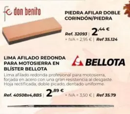 Bellota - Lima Afilado Redonda Para Motosierra En Blister