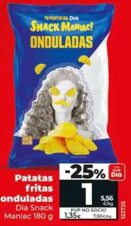Dia Snack Maniac - Patatas Fritas Onduladas