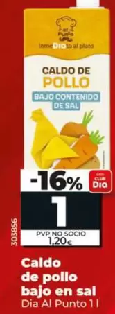 Dia Al Punto - Caldo De Pollo Bajo En Sal