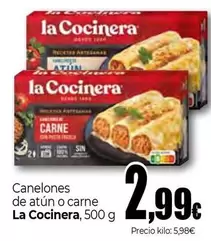 La Cocinera - Canelones De Atún O Carne