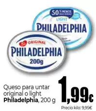 Philadelphia - Queso Para Untar Original O Light