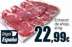 Entrecot De Añojo Origen España