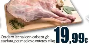 Cordero Lechal Con Cabeza Y/O Asadura