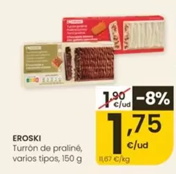 Eroski - Turron De Praline