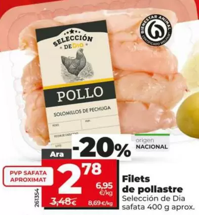 Seleccion De Dia - Filets De Pollastre