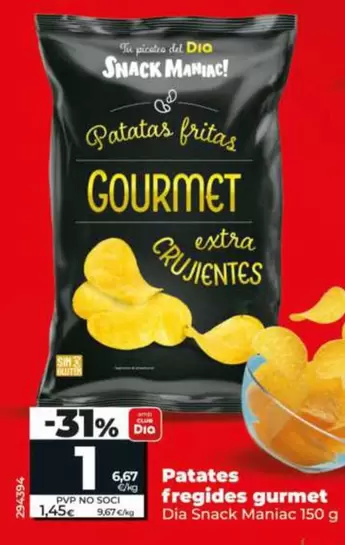 Dia Snack Maniac - Patatas Fritas Gourmet