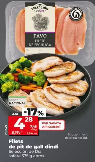 Seleccion De Dia - Filetes De Pechuga De Pavo