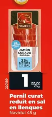 Navidul - Jamon Curado Reducido En Sal En Lonchas
