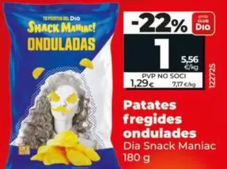 Dia Snack Maniac - Patatas Fritas Onduladas