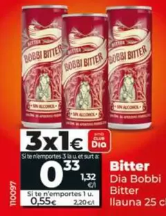 Dia Bobbi Bitter - Bitter