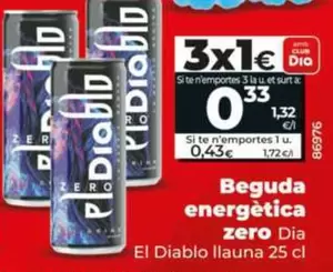Dia El Diablo - Bebida Energetica Zero