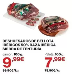 Sierra de Tentudia - Deshuesados De Bellota Ibéricos 50% Raza Ibérica Sierra De Tentudía