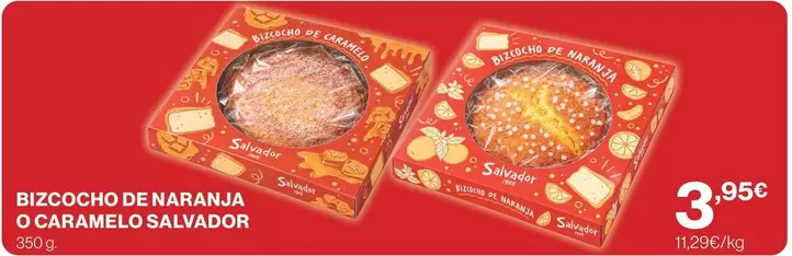 Caramelo - Bizcocho De Naranja O Salvador