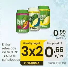 Fuze Tea - En Los Refrescos De Te