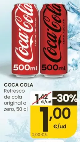 Coca-Cola - Refresco De Cola Original O Zero