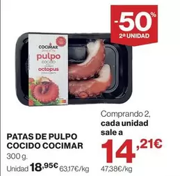 cocimar - Patas De Pulpo Cocido