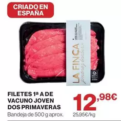 La Finca - Filetes A De Vacuno Joven Dos Primaveras