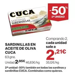 Cuca - Sardinillas En Aceite De Oliva