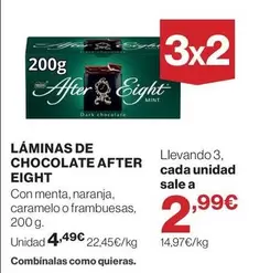 After Eight - Laminas De Chocolate