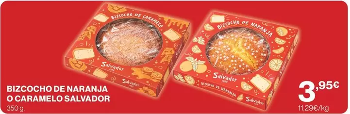 Caramelo - Bizcocho De Naranja O Salvador