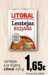 Litoral - Lentejas A La Riojana