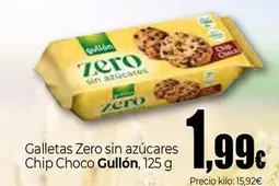 Gullón - Galletas Zero Sin Azucares Chip Choco