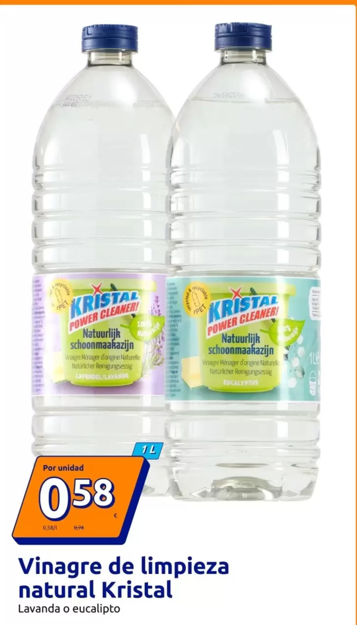 Kristal - Vinagre De Limpieza Natural