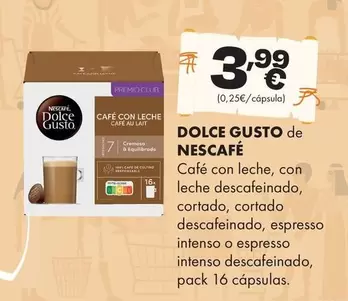 NESCAFÉ® Dolce Gusto® - Cafe Con Leche