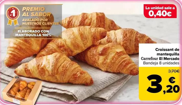 Carrefour - Croissant De Mantequilla El Mercado