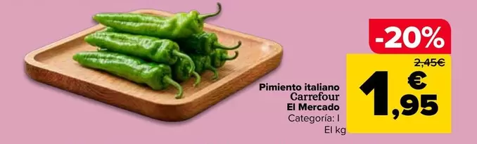 Carrefour - Pimiento Italiano El Mercado