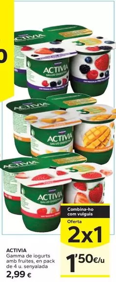 Activia - Gamma De Iogurts Amb Fruites