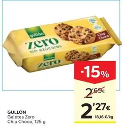 Gullón - Galetes Zero Chip Choco