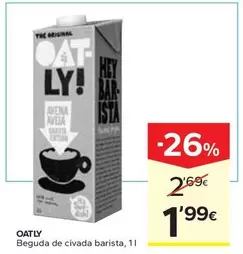 Oatly - Beguda De Civada Barista