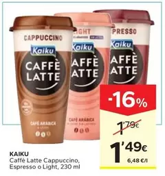 Kaiku - Caffè Latte Cappuccino, Espresso O Light