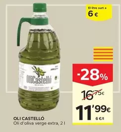 Oli Castelló - Oli D'Oliva Verge Extra