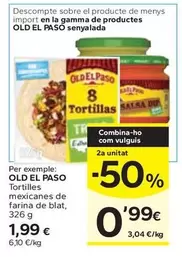 Old El Paso - Tortilles Mexicanes De Farina De Blat