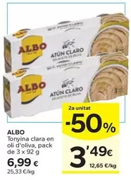 Albo - Tonyina Clara En Oli D'Oliva