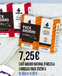 Candelas - Cafe Molido Natural O Mezcla