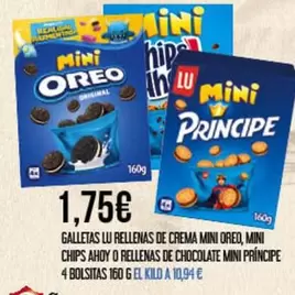 Oreo - Galletas Lu Rellenas De Crema Mini