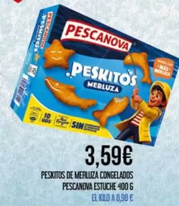 Pescanova - Peskitos De Merluza Congelados