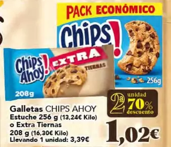 Chips Ahoy - Galletas Estuche O Extra Tiernas