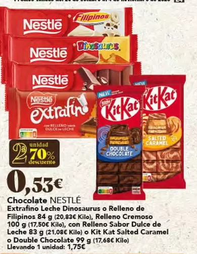 Nestlé - Chocolate Extrafino Leche